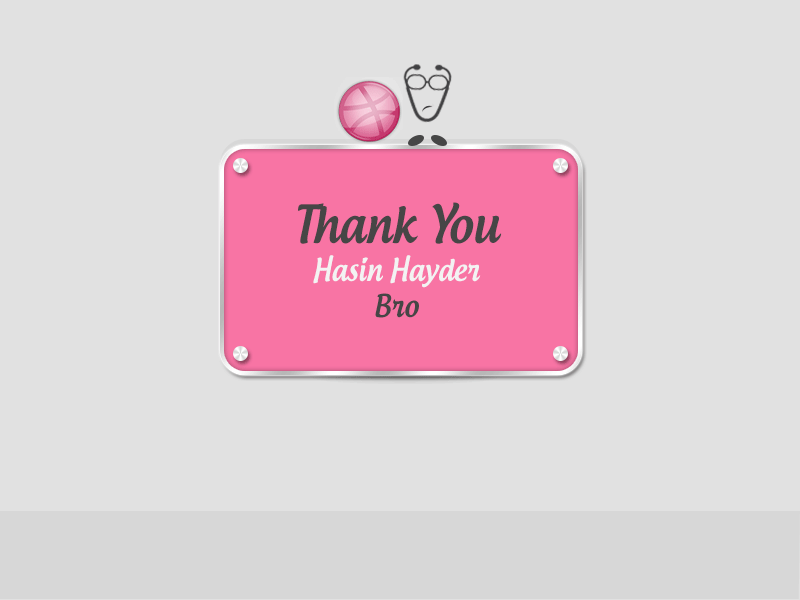 Thank You gif animation glossy badge graphic design photoshop