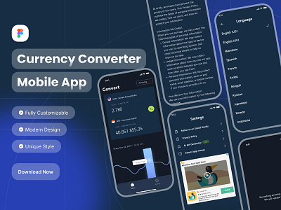 Currency Converter Mobile App Design