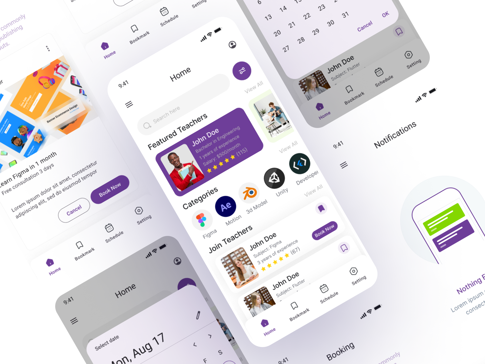 Teaching Mobile App UI Design by Muhammad Inam on Dribbble