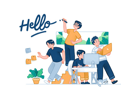 Landing Page Illustration