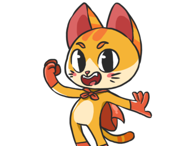 Miu The cat character character design graphic design illustration illustration art illustrator mascot mascot character mascot design mascot logo design