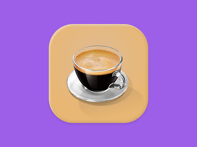Coffee App icon app icon branding coffee graphic design logo