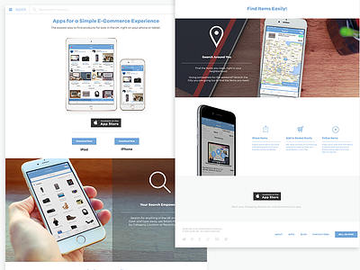 Apps Landing Page