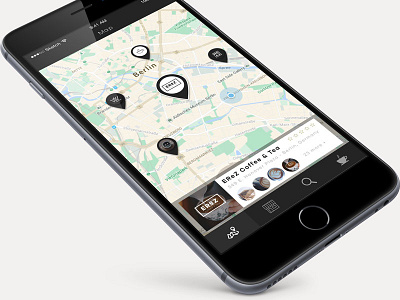 Coffee Finder App - Map View coffee coffee app coffee finder coffee shop maps search specialty coffee