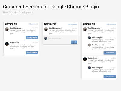 Chrome Plugin UI add comment chrome comments plugin thread ui web web development