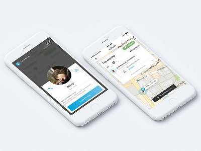Carpool App (WIP) car app carpool map maps uber ui ux wip