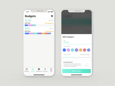 WIP - Finance App Budgets