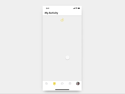 Content Loading Animation animation app design iphonex loader ui ui motion user experience ux