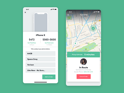 Whistle iOS - Sell old devices easily. ios13 iphonex map marketplace minimal track track package ui uiux