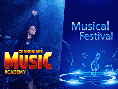 Music Concept Design logo poster