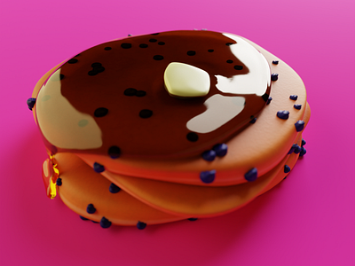 SweetStack® Pinkberry Stack 3d animation blender render