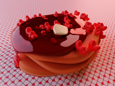 SweetStack® ValentineStack 3d animation blender render