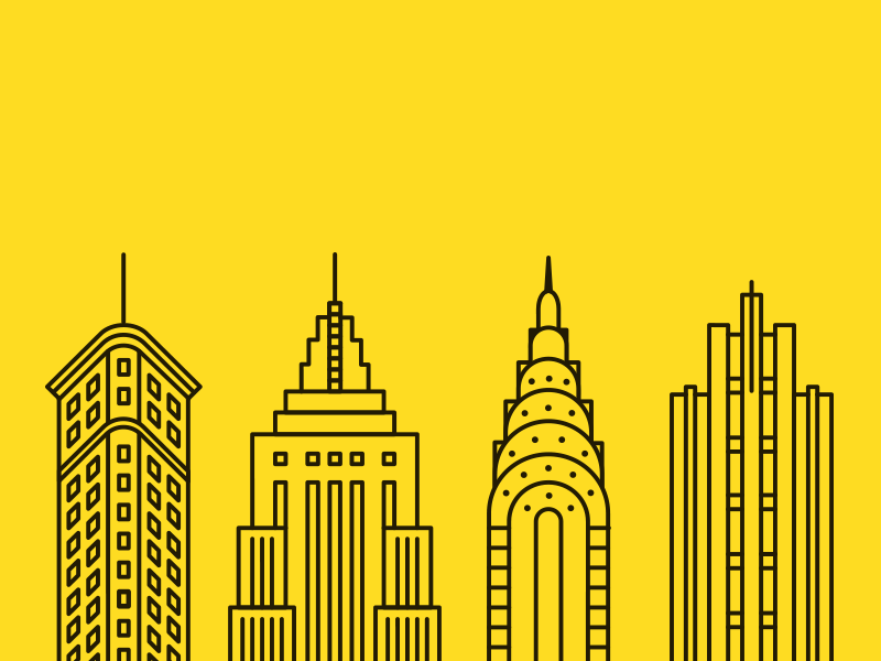 There's no place like home. 30 rockafeller chrysler empire state flatiron building city new york