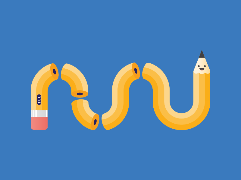 Dropbox Illustration Mascot wiggle join or die ill dropbox illustration eraser pencil