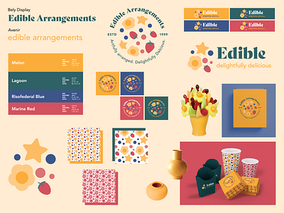 Edible Arrangements - Rebrand Concept branding concept edible edible arrangements logo patterns practice rebrand simplified