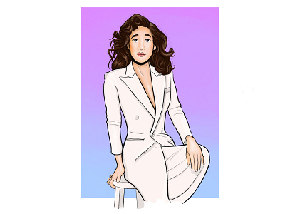 Sandra Oh - Illustration