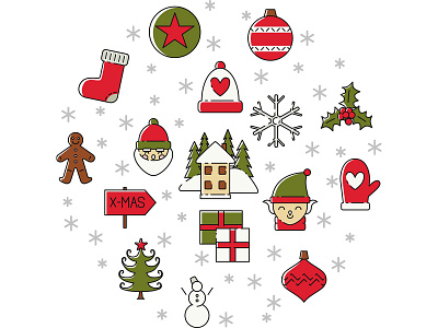 Christmas icons