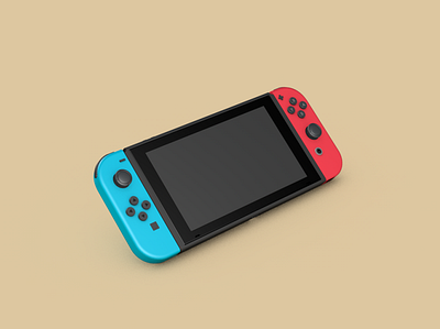 Nintendo Switch cinema4d illustration nintendo