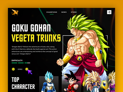 Dragon Ball Z Creative Games Website