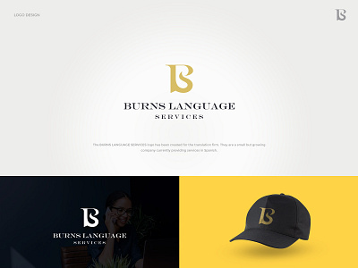 Burn Language Services Logo Design