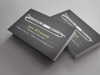 Trumpet Business Cards