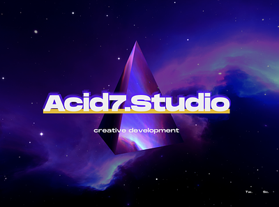 Acid7.Studio cinematic interaction design threejs webdesign webgl