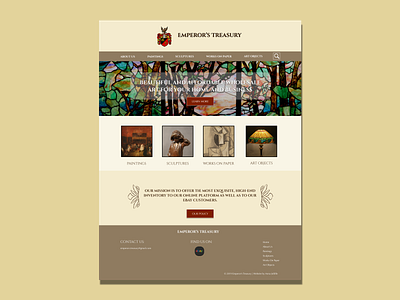 Homepage on Desktop desktop design web design