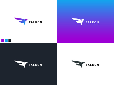 Falkon | Logo design | Branding app branding design graphic design illustration it logo minimal typography ui ux vector