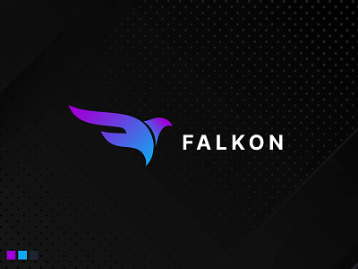 Falkon | Logo design | Branding app branding design illustration logo minimal typography ui ux vector