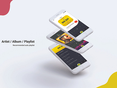 IOS Music Player App 20198 app branding clean design icon illustration ios lettering logo mobile type typography ui ux web