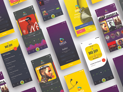 IOS Music Player App 2019 app branding clean design graphic design icon identity illustration ios lettering logo minimal type typography ui ux web