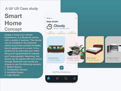 Smart Home App Concept app branding clean design ios minimal smarthome typography ui ux