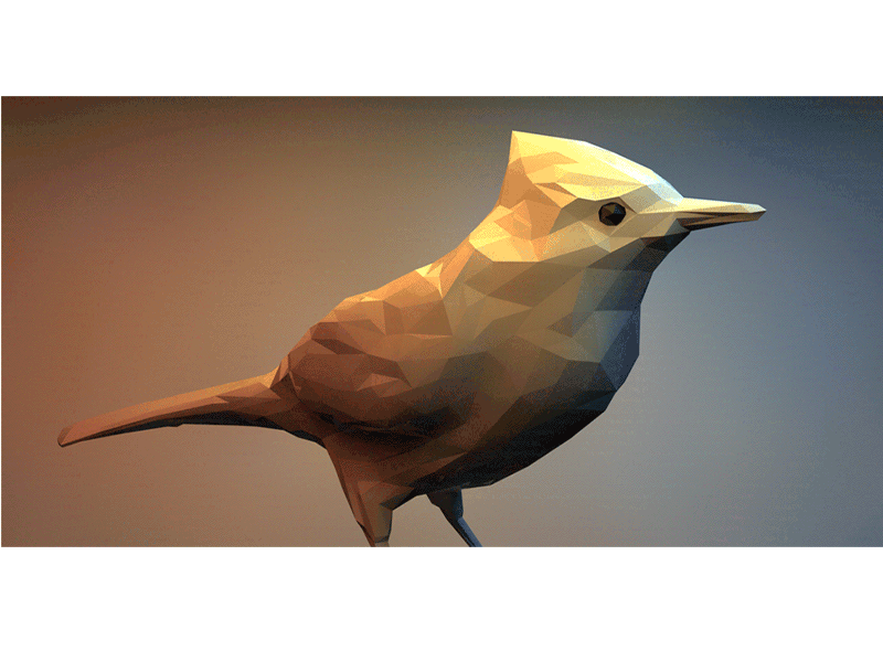 Creature of Flight #1 low poly