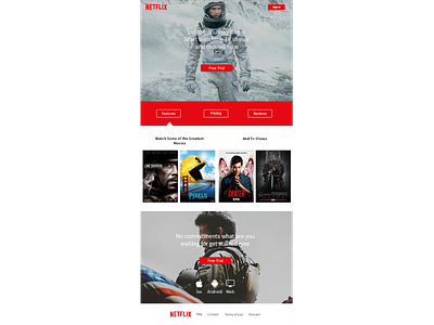 Netflix Redesign netflix redesign