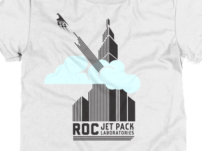 Roc Jet Pack Labs T cotton bureau deco jet pack minimal t shirt tech