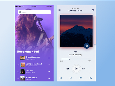 Music Player App Concept