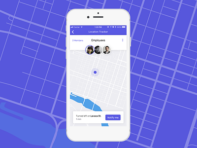 Location Tracker App Concept