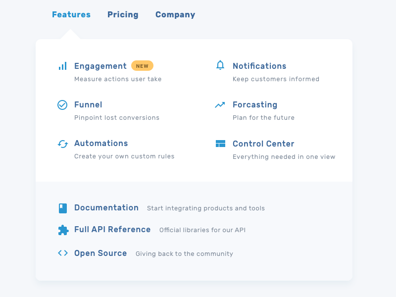 Menu Concept chuckmcquilkin drop downs drop down menu menu design menu bar menu drop down dropdown web design ui