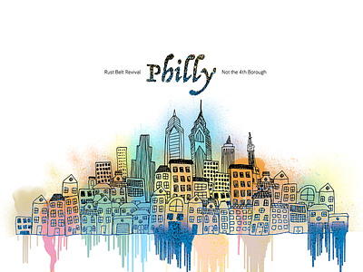 Cities in Flux - Philly app austin austin designer austin run austin texas chloe cook warren design designer illustration inmotion software magazine magazine cover magazine design magazine illustration ui ux web