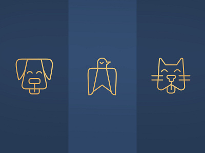 Animal Icons - boutique animal spa animal animals austin designer austin texas design designer icon icons illustration logo ui ux uxdesign web