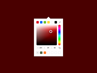 Color Picker app austin designer austin texas chuckmcquilkin color color picker design designer flat ui ux vector