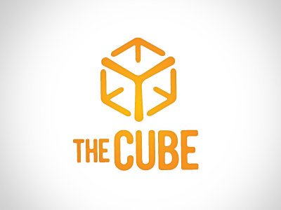 The Cube - Logo cube logo orange