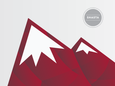 Shasta logo mountain