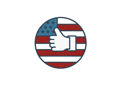Thumbs Up America america flag icon thumb