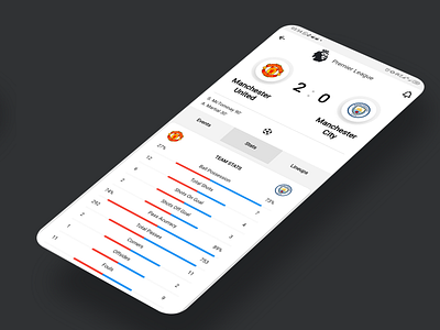 Footy app branding design football livescores ui ui design