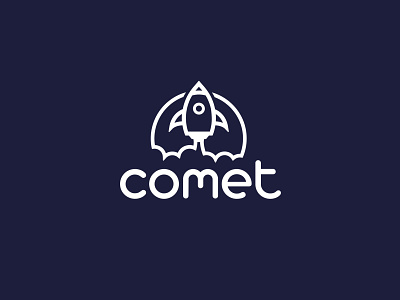 Comet Logo branding comet dailylogochallenge logo vector