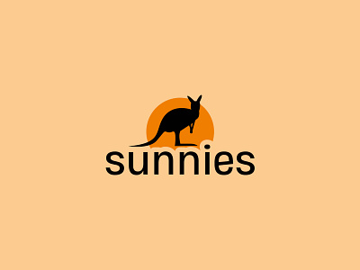 Sunnies Logo animals branding dailylogo dailylogochallenge illustration kangaroo logo logodesign sunnies vector