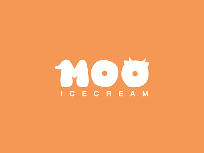 Ice Cream Logo animals cow dailylogo dailylogochallenge icecream illustration logo logodesign moo vector