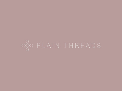 Plain Threads Logo branding cloth dailylogo dailylogochallenge hip clothing brand lettering logo logodesign plain threads typography vault