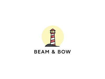 Beam & Bow Logo branding dailylogo dailylogochallenge icon illustration lighthouse logo logodesign